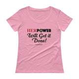 HerPower Women Get it Down Women Scoopneck T-Shirt