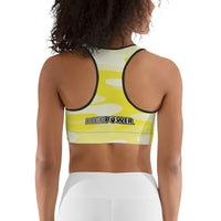 HerPower Camo-Yellow Women Sports Bra