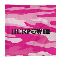 HerPower Camo-Pink Premium Pillow Case