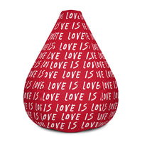 Love is Love Bean Bag Chair w/ filling