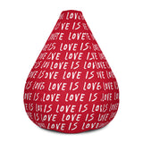 Love is Love Bean Bag Chair w/ filling