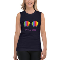 HerPower All Shades of Love Women Muscle Shirt