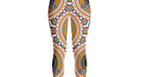 HerPower Mandala Orange Women's Capri Leggings