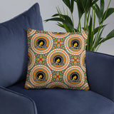 HerPower Mandala Green Pillow