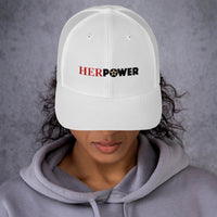 HerPower Women Trucker Cap Full Color Logo