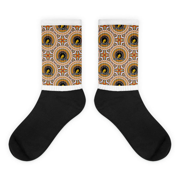 HerPower Mandala Orange Socks